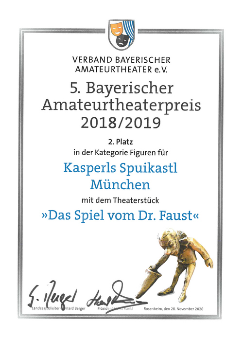 5. Bayerischer Amateurtheaterpreis 2018/19